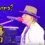 fantasma en concierto de guns and roses