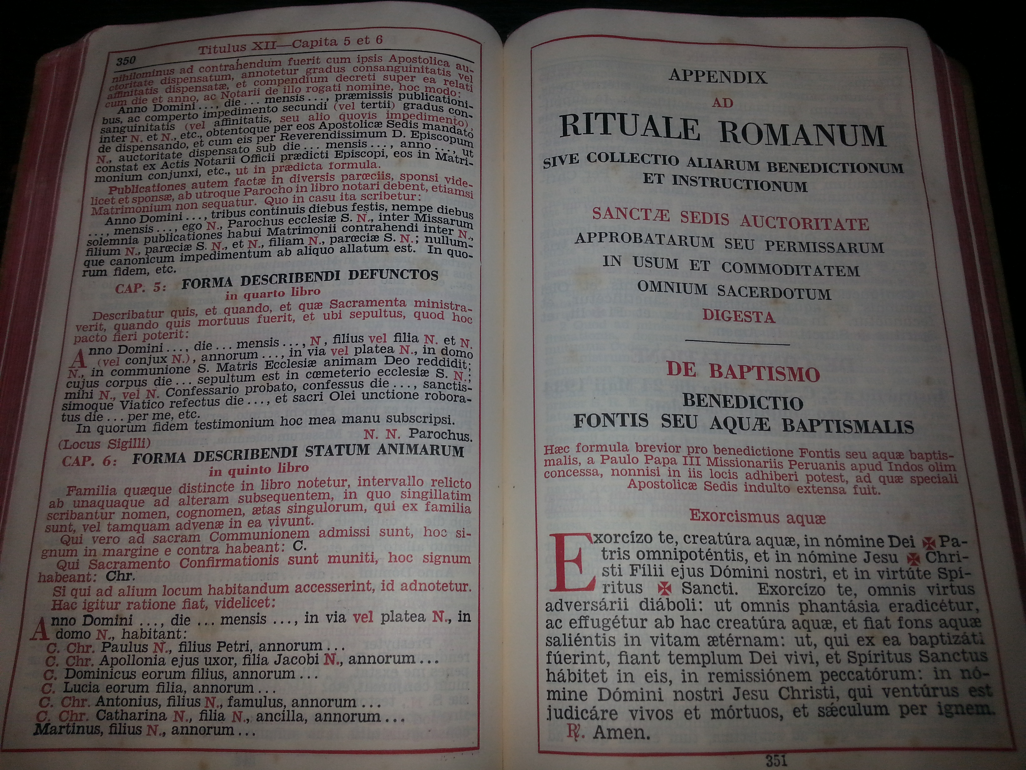 Posesión demoníaca: síntomas que mira la Iglesia hoy 4 Ejemplar del Rituale Romanum, libro litúrgico que incluye el marco histórico del rito de exorcismos