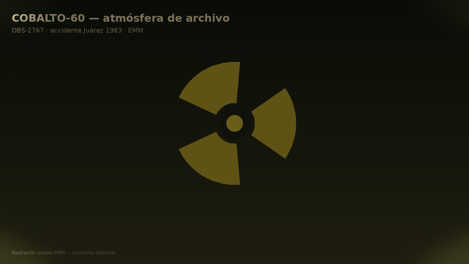 Cobalto-60 — atmósfera de archivo OBS-2767 EMM