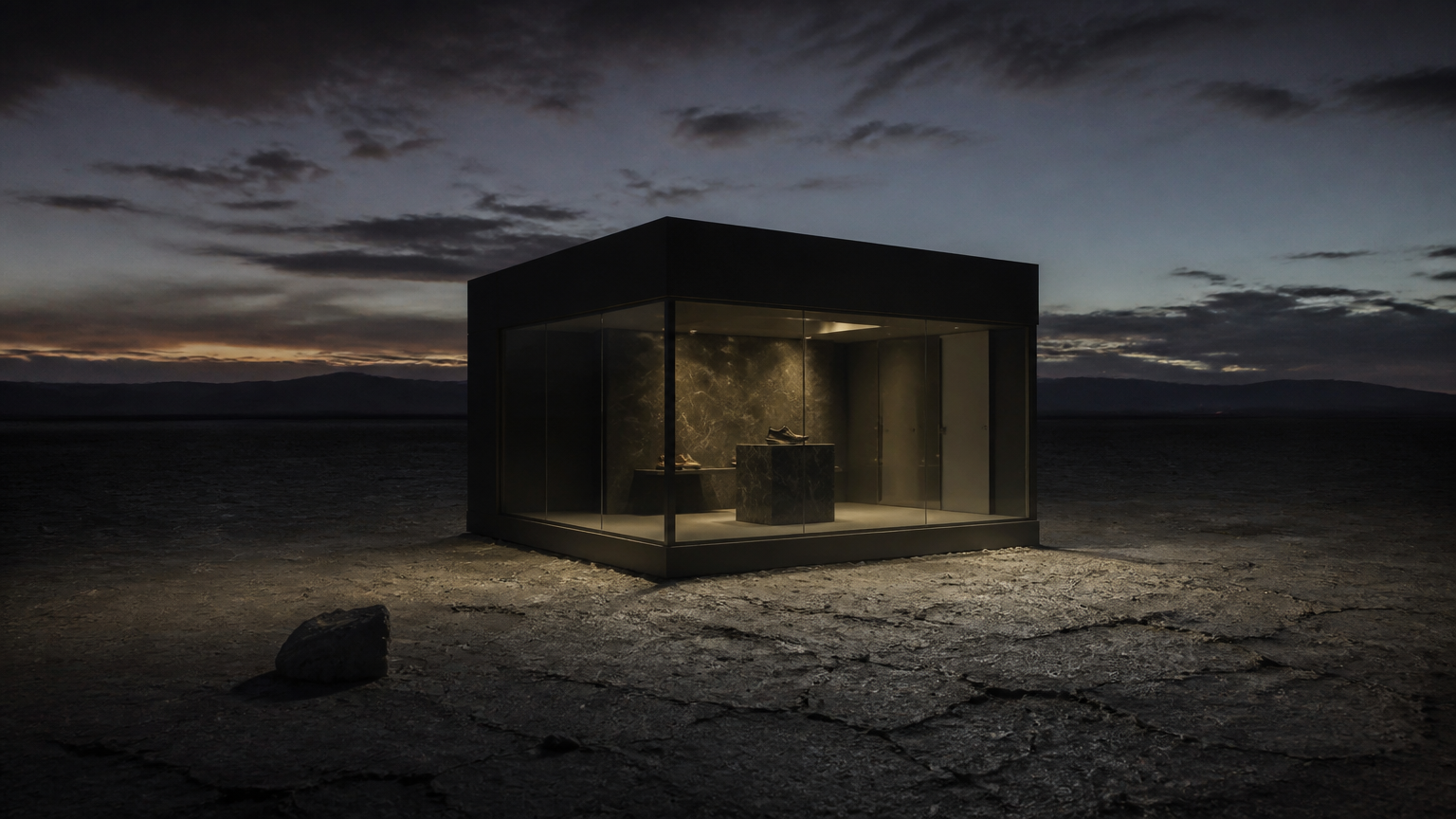 Instalación Prada Marfa en el desierto de Texas, registro OBS-2021-3206