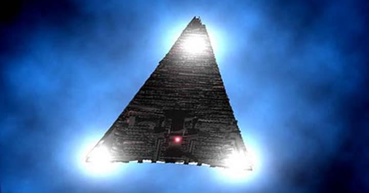 OVNI triangular según el relato de Randy Cramer